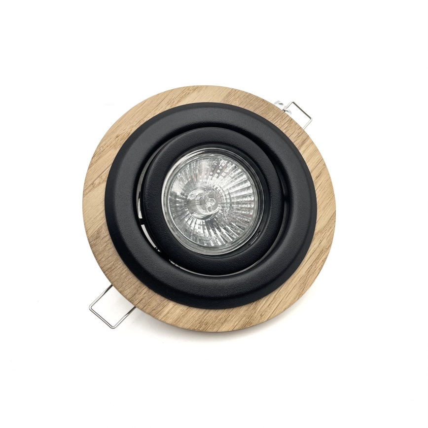 KIT 3x Infälld lampa TOBBY 1xG9/20W/230V diameter 11,5 cm ek/svart
