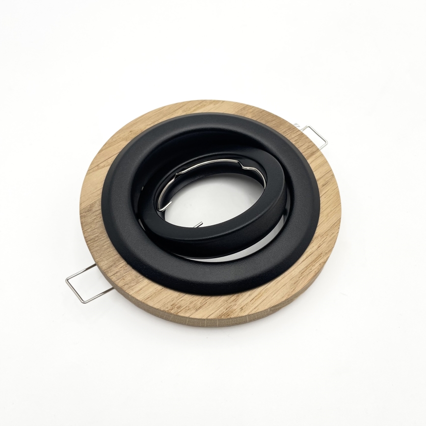 KIT 3x Infälld lampa TOBBY 1xG9/20W/230V diameter 11,5 cm ek/svart