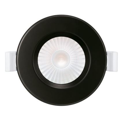 KIT 3x Infälld LED badrumsbelysning LED/5,5W/230V 2700K IP65 svart