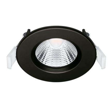 KIT 3x Infälld LED badrumsbelysning LED/5,5W/230V 2700K IP65 svart