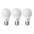 KIT 3x LED glödlampa A60 E27/8,6W/230V 2700K - GP