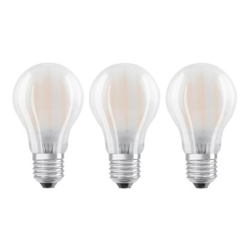 KIT 3x LED glödlampa E27/7W/230V 2700K