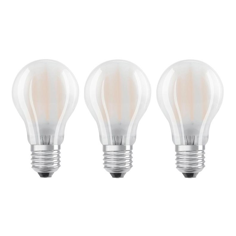 KIT 3x LED glödlampa E27/7W/230V 2700K