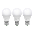 KIT 3x LED glödlampa ECOLINE A60 E27/10W/230V 4000K - Brilagi