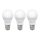 KIT 3x LED glödlampa ECOLINE A60 E27/10W/230V 6500K - Brilagi