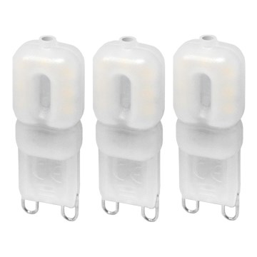 KIT 3x LED glödlampa ECOLINE G9/2,5W/230V 3000K - Brilagi