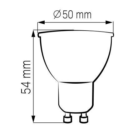 KIT 3x LED glödlampa GU10/4,5W/230V 4000K