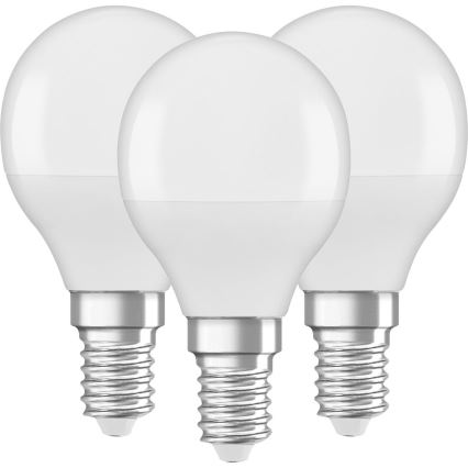 KIT 3x LED glödlampa P45 E14/4,9W/230V 3000K - Osram