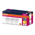 KIT 3x LED glödlampa PAR16 GU10/2,8W/230V 2700K 120° - Osram