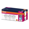 KIT 3x LED glödlampa PAR16 GU10/6,9W/230V 4000K - Osram