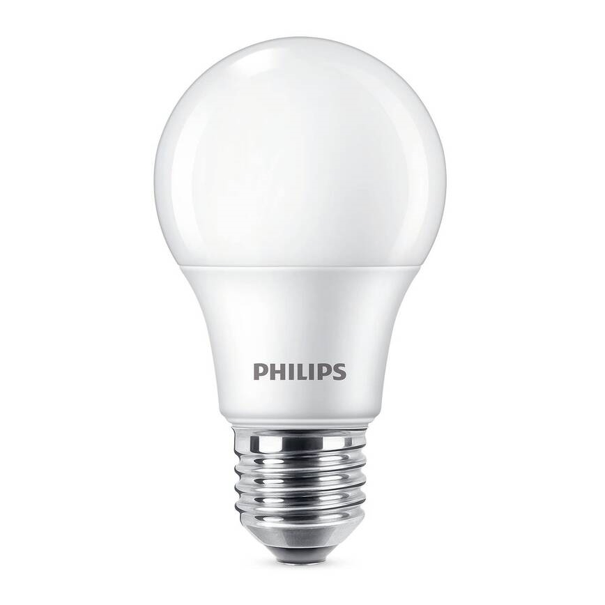 KIT 3x LED glödlampa Philips A60 E27/8W/230V 6500K