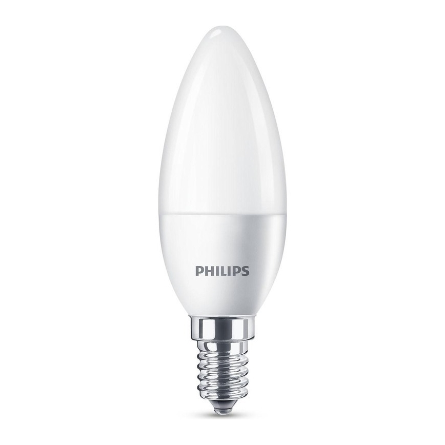KIT 3x LED glödlampa Philips B35 E14/5,5W/230V 2700K