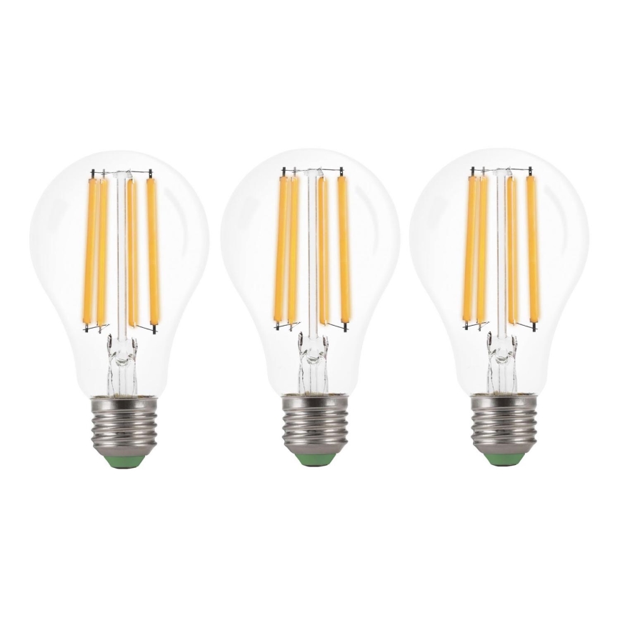 KIT 3x LED glödlampa VINTAGE A60 E27/9W/230V 3000K - Brilagi