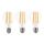 KIT 3x LED glödlampa VINTAGE A60 E27/9W/230V 3000K - Brilagi