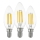 KIT 3x LED glödlampa VINTAGE C35 E14/7W/230V 2700K - Eglo 110304