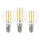 KIT 3x LED glödlampa VINTAGE P45 E14/7W/230V 2700K - Eglo 110303