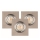 KIT 3x LED infälld belysning VITAR 1xGU10/5W/230V CRI 90 betong – FSC certifierade