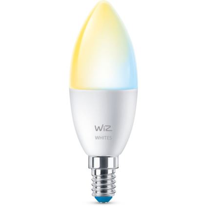 KIT 3x LED Ljusreglerad glödlampa C37 E14/4,9W/230V 2700-6500K CRI 90 Wi-Fi - WiZ