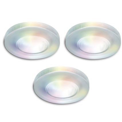 KIT 3x LED RGB Ljusreglerad hängande badrumslampa ARGON LED/7,3W/230V IP44 + fjärrkontroll