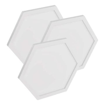 KIT 3x LED RGBIC+CCT Ljusreglerad panel - förlängning 3xLED/1,8W/230V Wi-Fi Tuya
