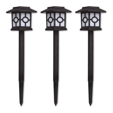 KIT 3x LED solcellsbelysning LED/1,2V