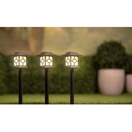 KIT 3x LED solcellsbelysning LED/1,2V
