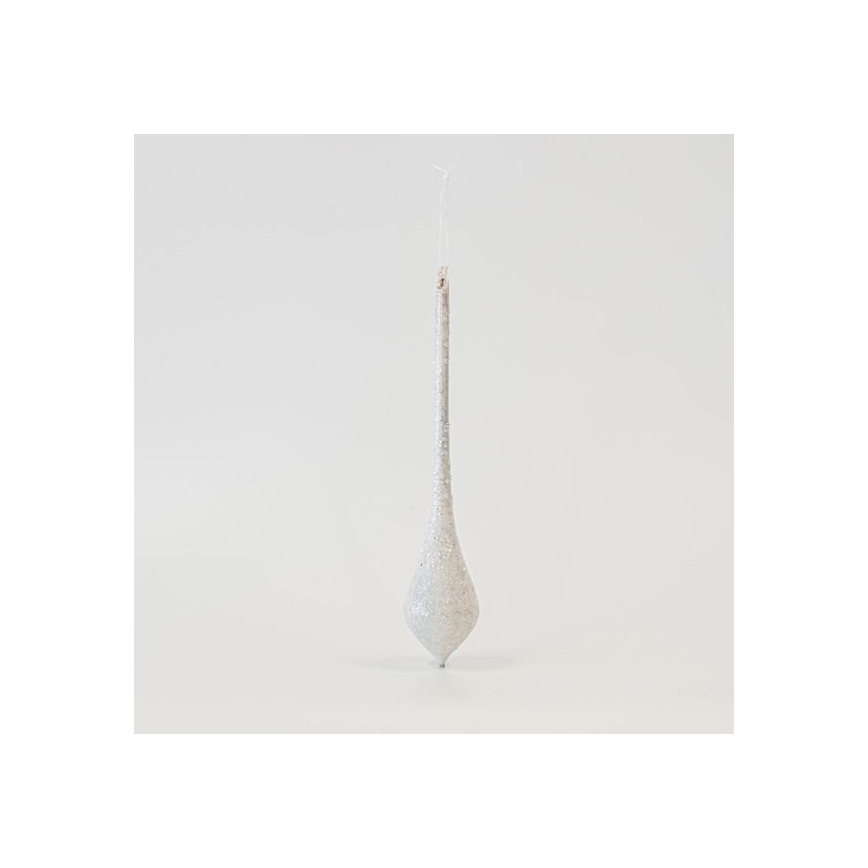 KIT 4x Julgran prydnad 30 cm vit