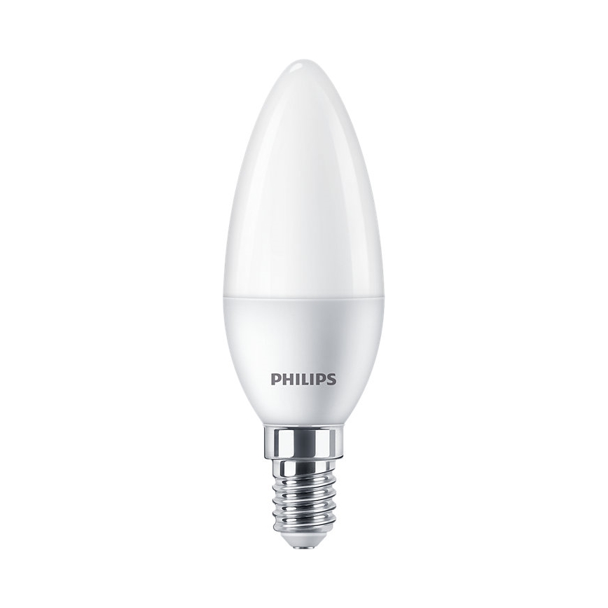 KIT 4x LED glödlampa Philips B35 E14/5W/230V 2700K