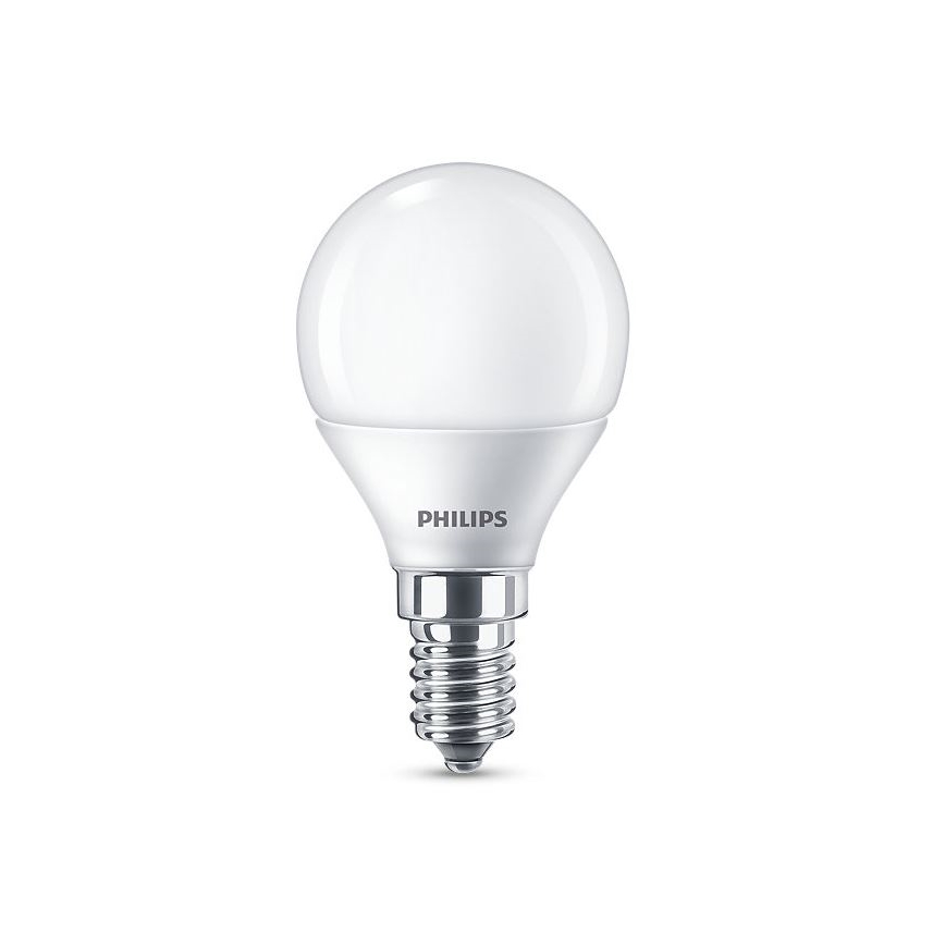 KIT 4x LED glödlampa Philips P45 E14/5,5W/230V 2700K