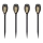 KIT 4x LED solcellslampa 4xLED/3,6V 1xAAA IP44 100 mAh