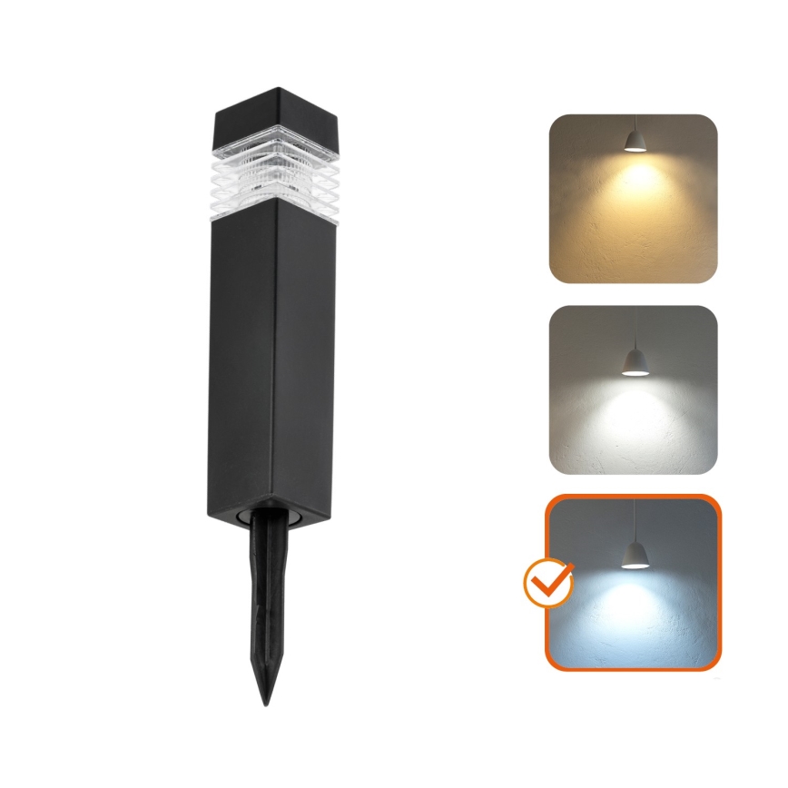 KIT 4x LED solcellslampa LED/0,06W/1,2V 1xAAA 6000K IP44 100 mAh