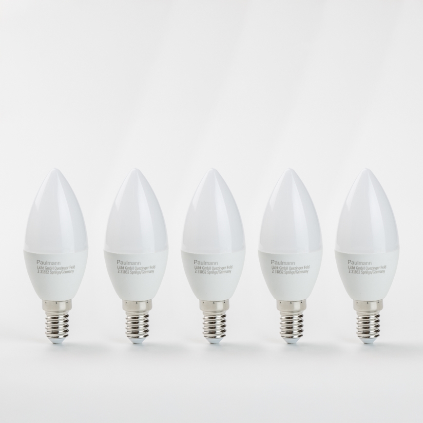 KIT 5x LED glödlampa E14/5,5W/230V 2700K - Paulmann 28782