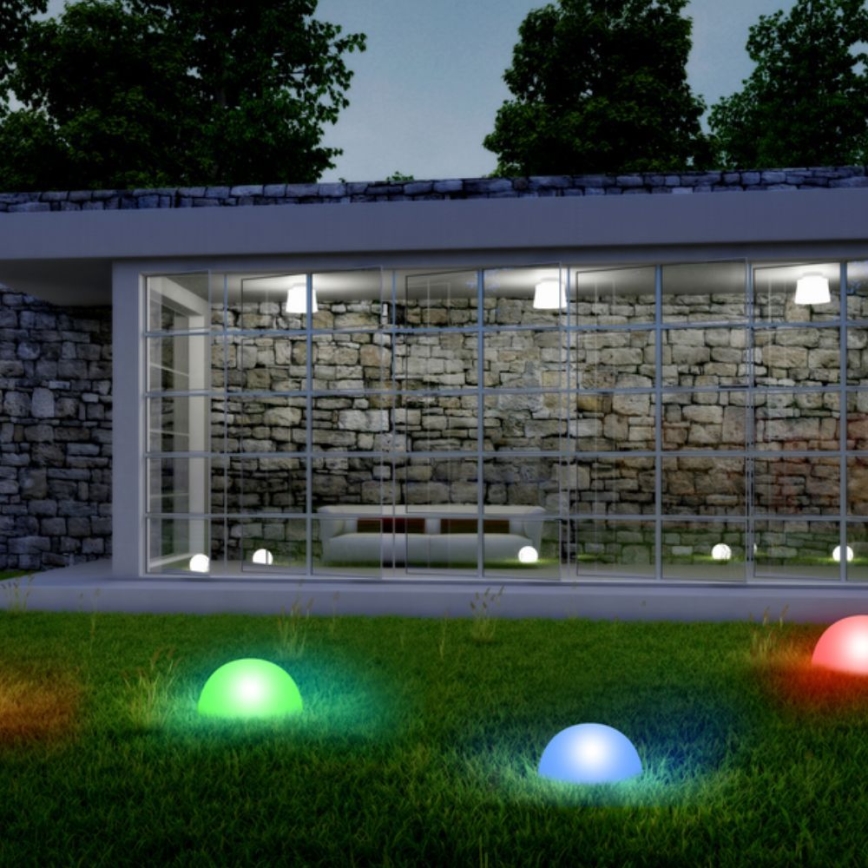 KIT 5x LED solcellsbelysning LED/1,2V Flerfärgad