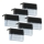 KIT 6x LED RGB Solcellsvägglampa LED/1W/1,2V 3500K IP65