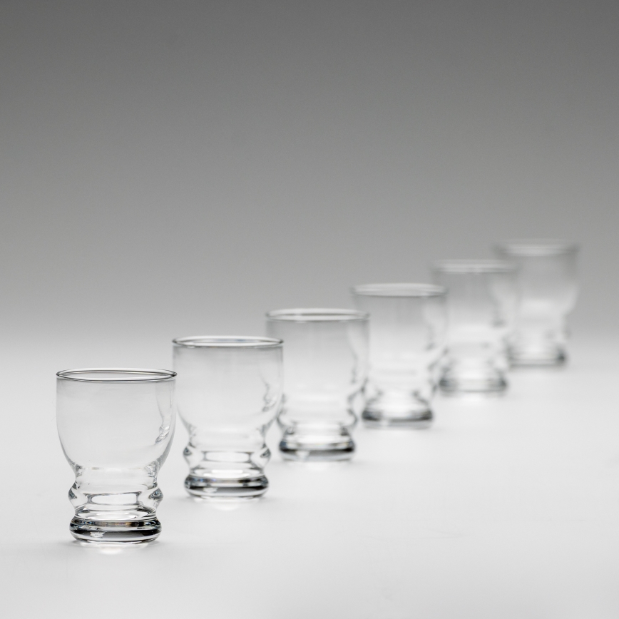 Kit 6x likörglas genomskinlig