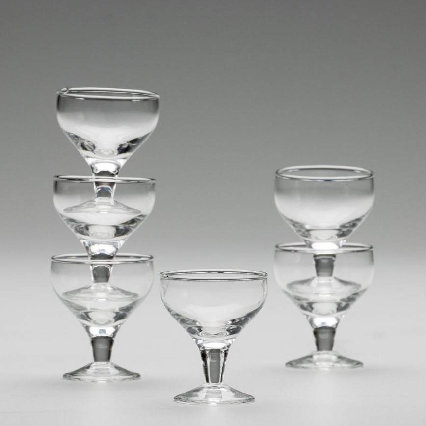 Kit 6x likörglas genomskinlig