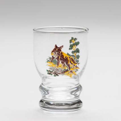Kit 6x likörglas genomskinlig - jaktmotiv