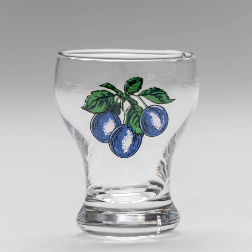 Kit 6x likörglas genomskinlig - plommon