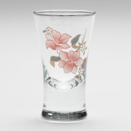 Kit 6x likörglas med bukettmotiv nr. 2