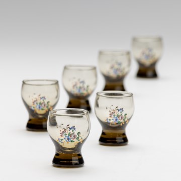 Kit 6x snappsglas rökig bukett nr.2