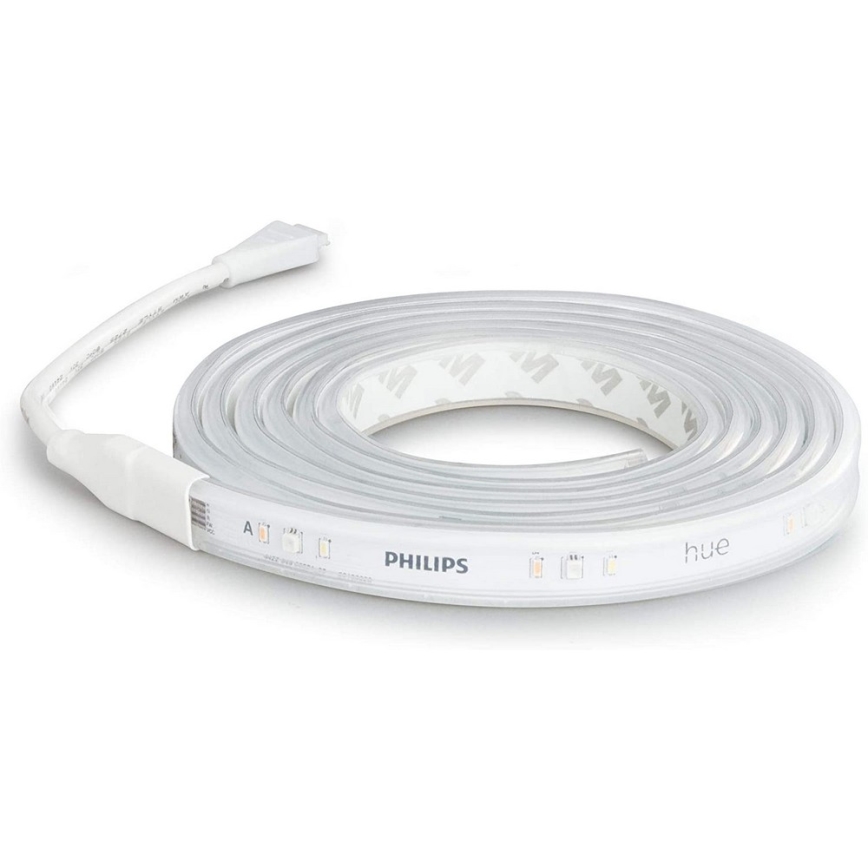 KIT - LED RGBW dimbar remsa Philips Hue WHITE AND COLOR AMBIANCE 2m LED/20W/230V + 2x LED Ljusreglerad glödlampa Philips A60 E27/9W/230V 2000-6500K