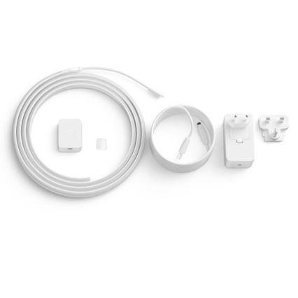 KIT - LED RGBW dimbar remsa Philips Hue WHITE AND COLOR AMBIANCE 2m LED/20W/230V + 4x Ljusreglerad glödlampa Philips A60 E27/6,5W/230V 2000-6500K