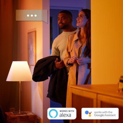 KIT - LED RGBW dimbar remsa Philips Hue WHITE AND COLOR AMBIANCE 2m LED/20W/230V + list 1m LED/11W/12V