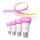 KIT - LED RGBW dimbar remsa Philips Hue WHITE AND COLOR AMBIANCE 2m LED/20W/230V + 4x Ljusreglerad glödlampa Philips A60 E27/6,5W/230V 2000-6500K