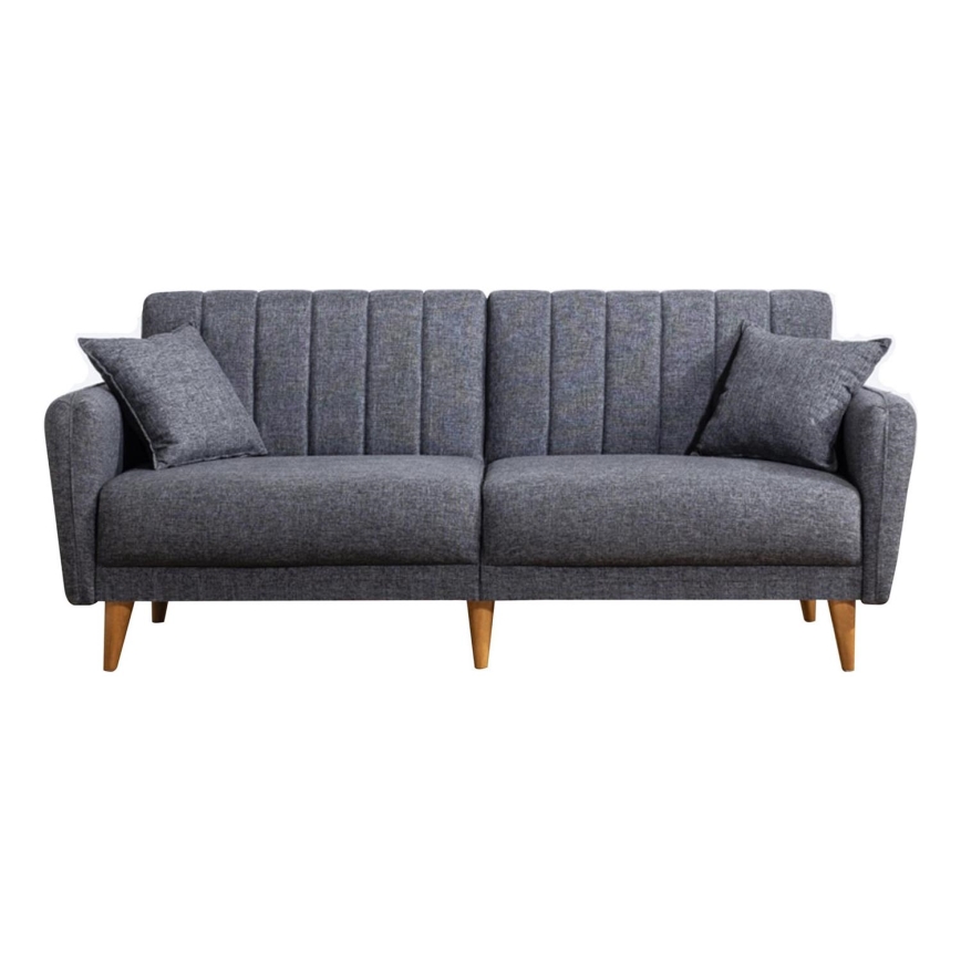 KITO tvåsitsig bäddsoffa, mörkgrå