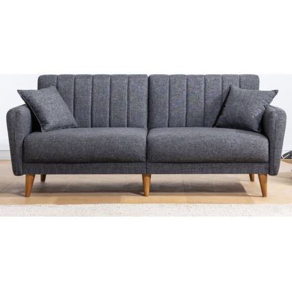 KITO tvåsitsig bäddsoffa, mörkgrå