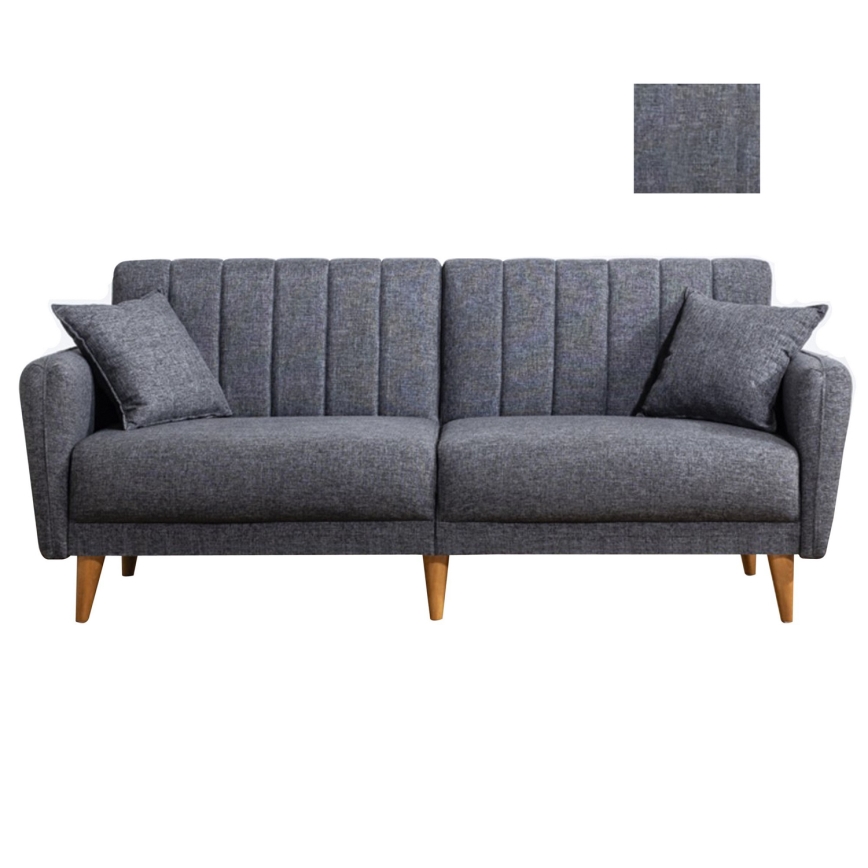 KITO tvåsitsig bäddsoffa, mörkgrå