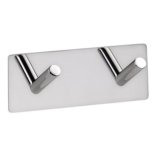 Klädkrok 11,5 x 4,5 cm, rostfritt stål/silverfärgad