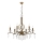 Klassisk Hängande Lampa 6xE14/40W/230V Brons
