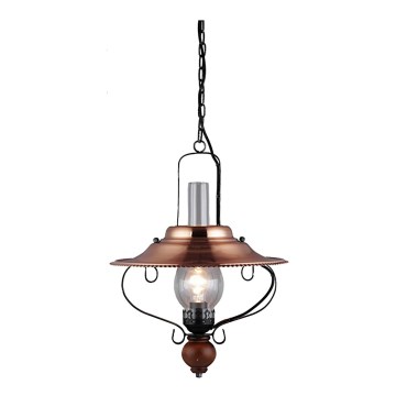 Klassisk taklampa NOSTALGIA 1xE27/60W/230V gummiträd